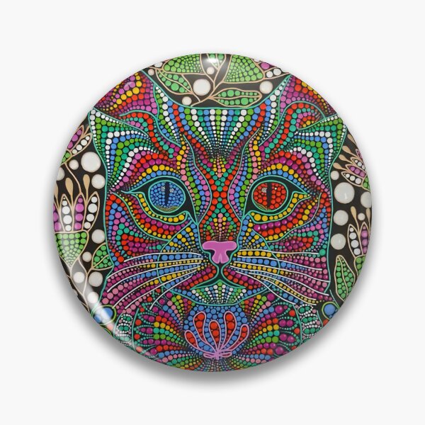 Item preview, floral cute cat  designed and sold by ngangkangart.