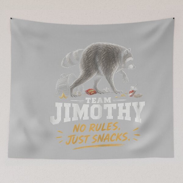 Item preview, Jimothy No Rules Just Snacks Raccoon Funny Vintage designed and sold by mjohnson9.