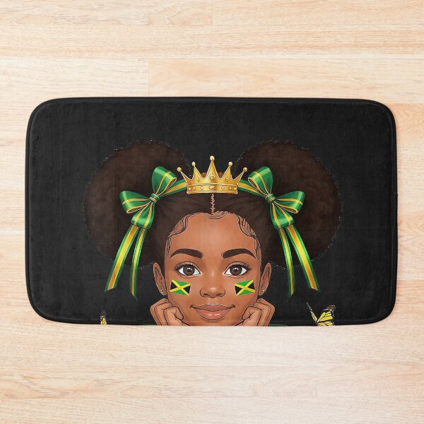 Item preview, Cute Jamaican Princess Girl Crown Bow Jamaica Pride Girls designed and sold by CriseldaBruning.