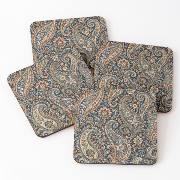 Item preview, Vintage Paisley Floral Pattern Bohemian Textile Inspired Print designed and sold by PinUpPizzazz.