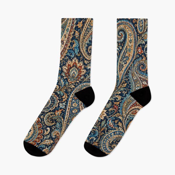 Item preview, Vintage Paisley Floral Pattern Bohemian Textile Inspired Print designed and sold by PinUpPizzazz.