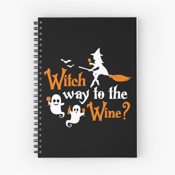 Item preview, Witch Way To The Wine Funny Halloween designed and sold by Eh Plus Designs.