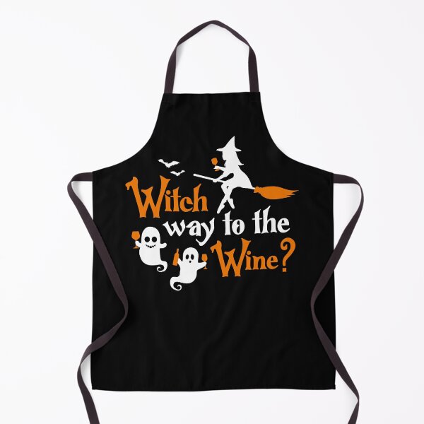 Item preview, Witch Way To The Wine Funny Halloween designed and sold by Eh Plus Designs.