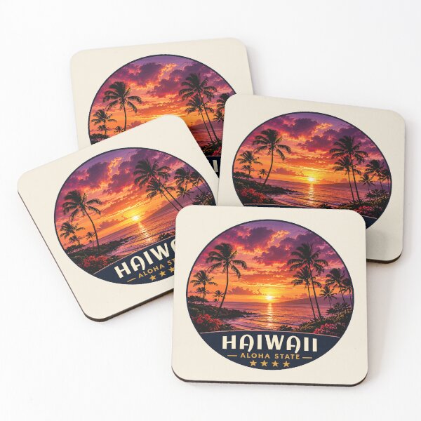 Item preview, Hawaii Aloha State Tropical Paradise Island Sunset Nature designed and sold by Gideon Emmerich.