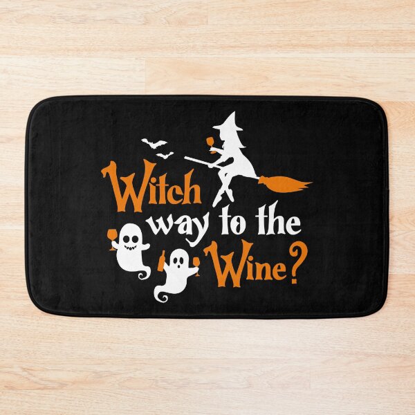 Item preview, Witch Way To The Wine Funny Halloween designed and sold by Eh Plus Designs.