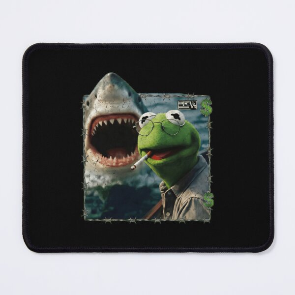 Item preview, Kermit The Frog Smoking Meme designed and sold by BlathFords.