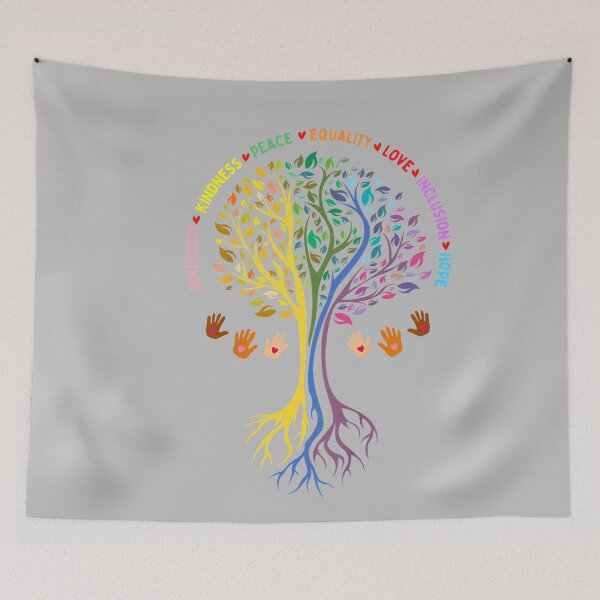 Item preview, Kindness Peace Equality Love Inclusion Hope Diversity Women designed and sold by mjohnson9.