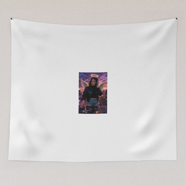 Item preview, Angel DJ in hiphop style at sunset designed and sold by CathryneDelamort.