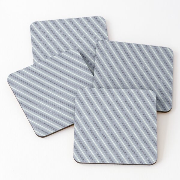 Item preview, Periwinkle Diagonal Stripe & Dot Lattice – Modern Geometric Pattern designed and sold by FawnFeatherCo.