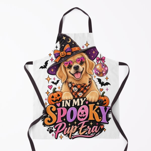 Item preview, In My Spooky Pup Era Golden Retriever Halloween Pink Witch Dog Shirt designed and sold by KnrNazimTHRE4DS.