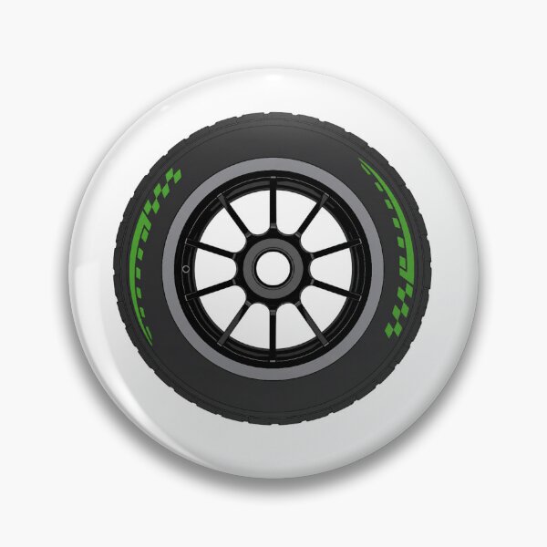 Item preview, Green Intermediate F1 Tyre designed and sold by PitWallArt.