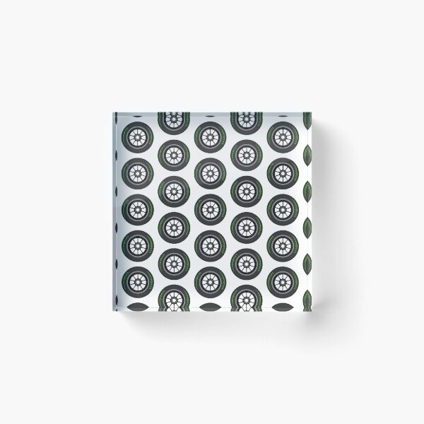 Item preview, Green Intermediate F1 Tyre designed and sold by PitWallArt.