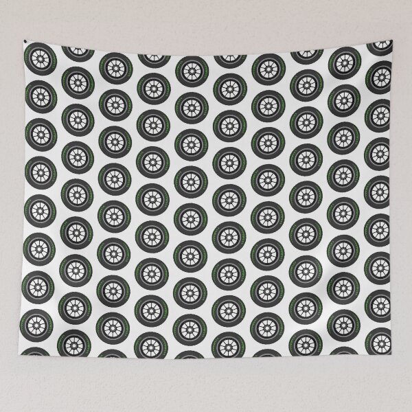 Item preview, Green Intermediate F1 Tyre designed and sold by PitWallArt.