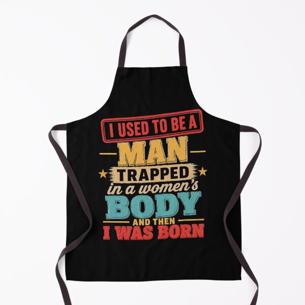 Item preview, (ON BACK) I Used to Be A Man Trapped in A Woman's Body Retro Men designed and sold by kotastiart.