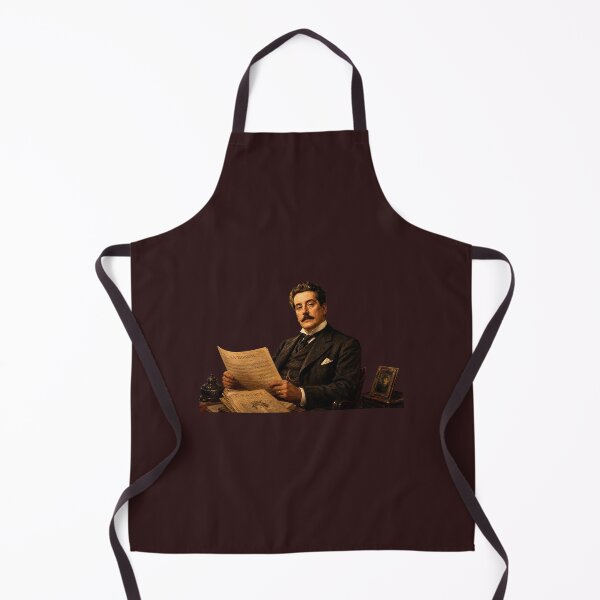 Item preview, Opera Master: Giacomo Puccini Vintage Oil Painting - Italian Romantic Drama designed and sold by DoReMiStudio.