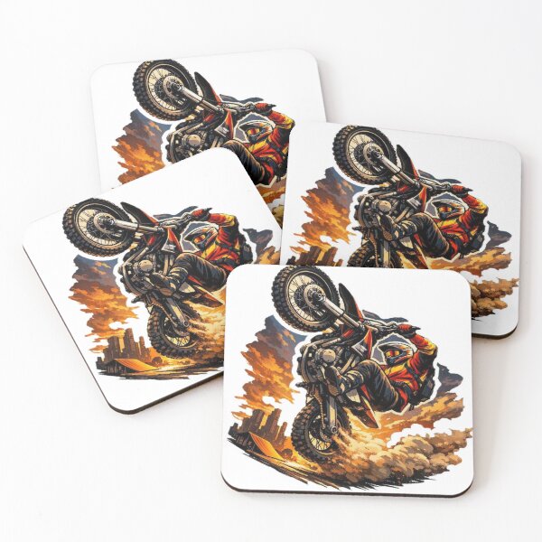 Item preview, Extreme Dirt Bike Art designed and sold by DunewalkerArt.