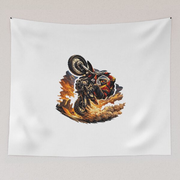 Item preview, Extreme Dirt Bike Art designed and sold by DunewalkerArt.