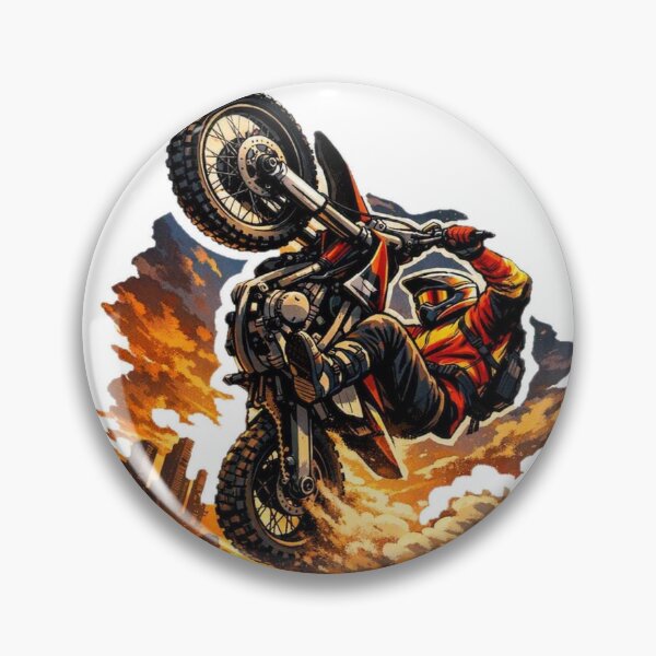 Item preview, Extreme Dirt Bike Art designed and sold by DunewalkerArt.