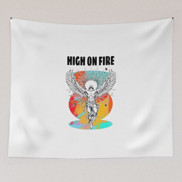 Item preview, Angel The High On Fire Black designed and sold by Beach Long.