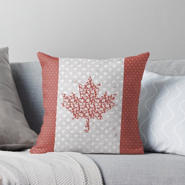 Item preview, Pink Patchwork Canadian Flag  designed and sold by TackyTime.