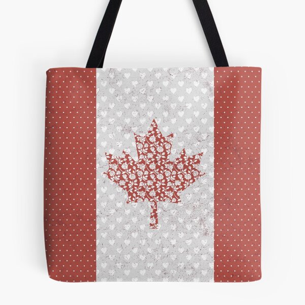 Item preview, Pink Patchwork Canadian Flag  designed and sold by TackyTime.