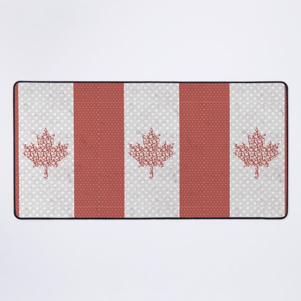 Item preview, Pink Patchwork Canadian Flag  designed and sold by TackyTime.