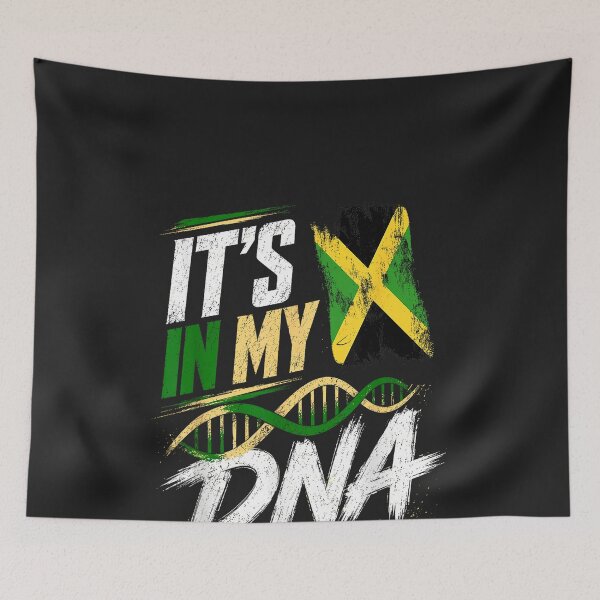 Item preview, Jamaica Jamaican Men Kids Women It's My DNA Jamaican Flag designed and sold by CriseldaBruning.