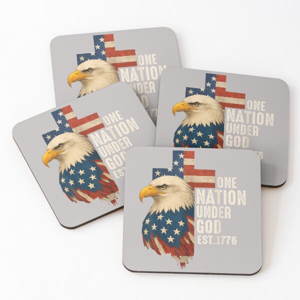 Item preview, One Nation Under God Flag 4th of July Patriotic Christian_2 designed and sold by mjohnson9.