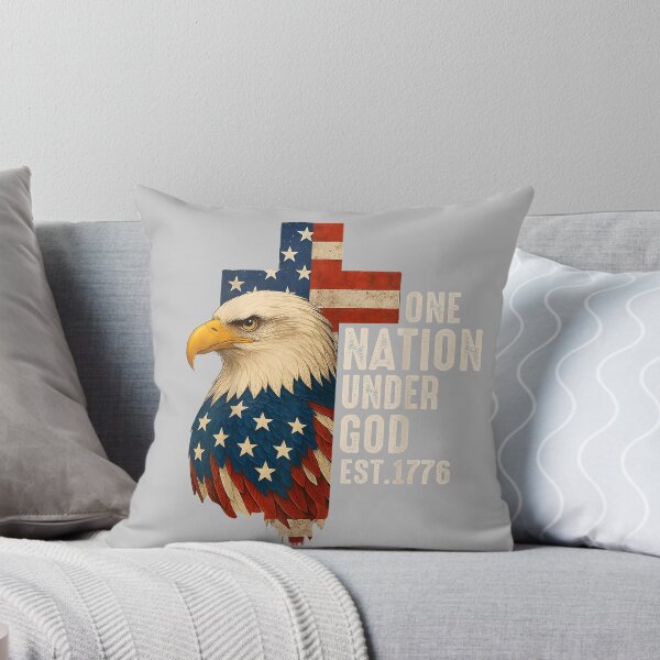 Item preview, One Nation Under God Flag 4th of July Patriotic Christian_2 designed and sold by mjohnson9.