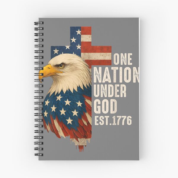 Item preview, One Nation Under God Flag 4th of July Patriotic Christian_2 designed and sold by mjohnson9.