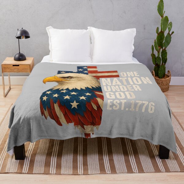 Item preview, One Nation Under God Flag 4th of July Patriotic Christian_2 designed and sold by mjohnson9.