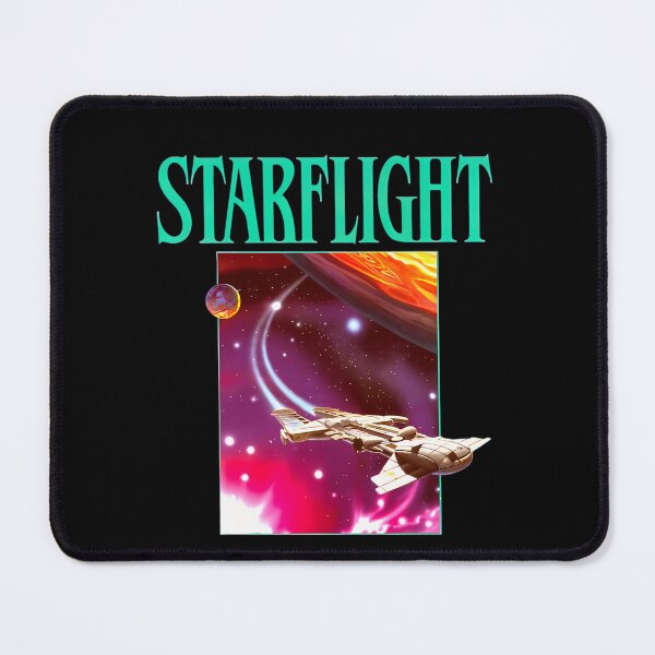 Item preview, Futuristic Spaceship Cruising near Glowing Sun and Planet designed and sold by LoopsArtistry.