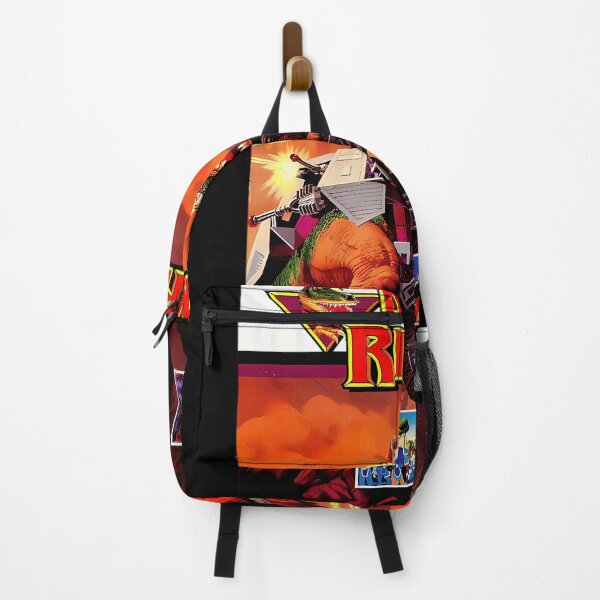Item preview, Armored Tyrannosaurus Rex Firing Lasers in Volcanic Landscape designed and sold by LoopsArtistry.