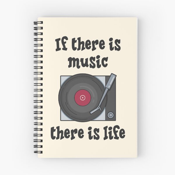 Item preview, If There Is Music There Is Life | Art With Quote and Vinyl Record Player | Gift for Musicians and Music Lovers  designed and sold by BuenoStudio.