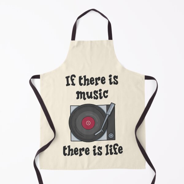 Item preview, If There Is Music There Is Life | Art With Quote and Vinyl Record Player | Gift for Musicians and Music Lovers designed and sold by BuenoStudio.