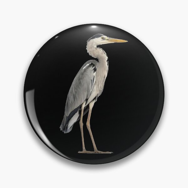 Item preview, Grey Heron Watching Birds designed and sold by goombi-creative.