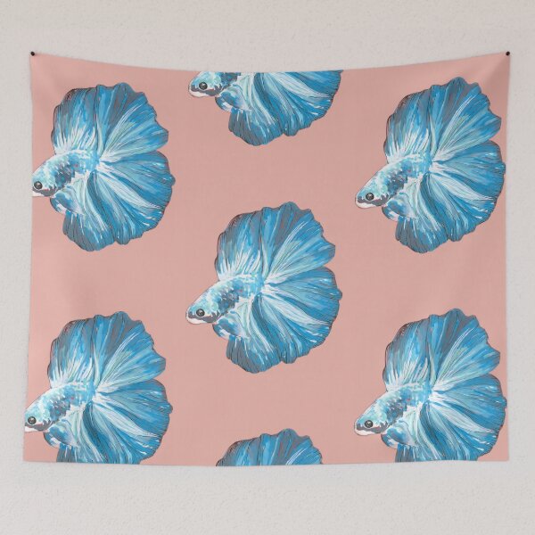 Item preview, Blue Fish designed and sold by Amanda Adela Art.