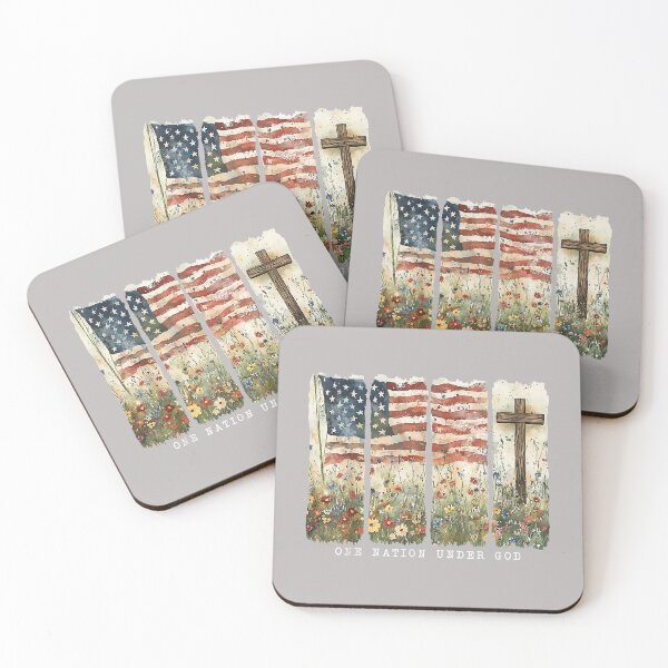 Item preview, One Nation Under God Flag 4th of July Patriotic Christian_3 designed and sold by mjohnson9.
