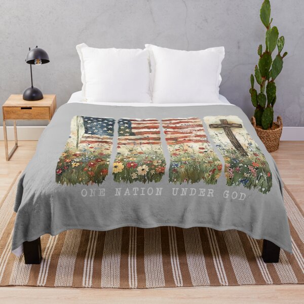 Item preview, One Nation Under God Flag 4th of July Patriotic Christian_3 designed and sold by mjohnson9.