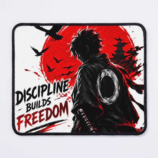 Item preview, Discipline Builds Freedom Samurai Art designed and sold by Jaideep Walia.