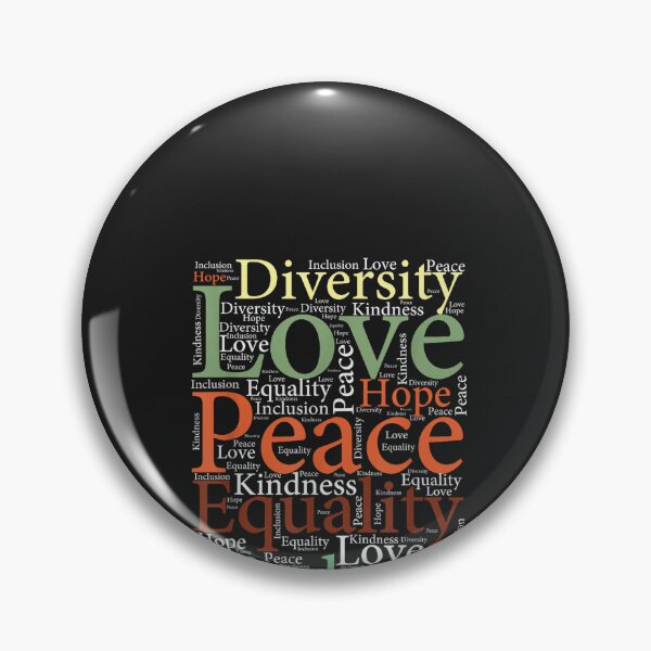 Item preview, Peace Love Inclusion Equality Diversity Human Rights women designed and sold by CriseldaBruning.