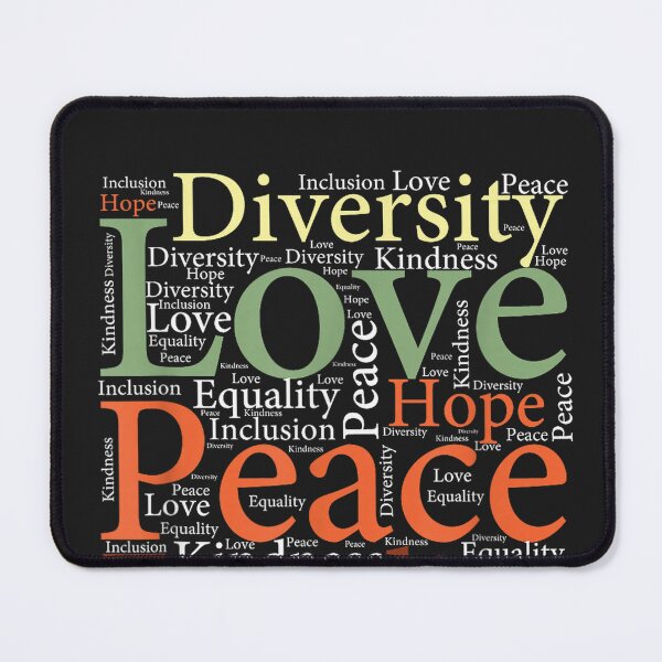 Item preview, Peace Love Inclusion Equality Diversity Human Rights women designed and sold by CriseldaBruning.