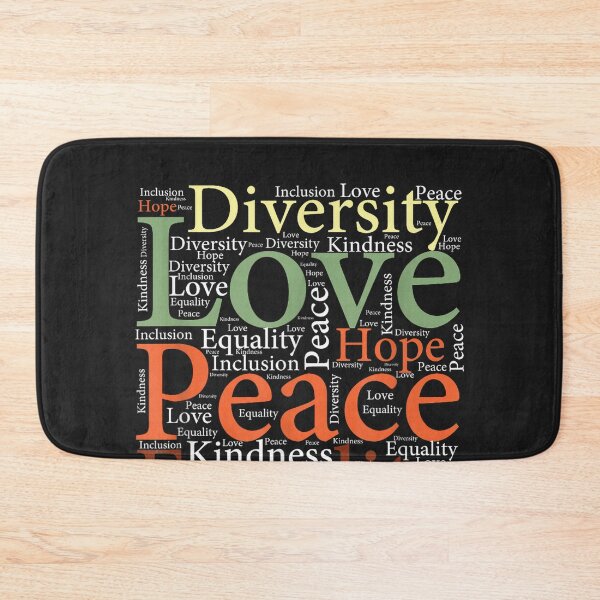 Item preview, Peace Love Inclusion Equality Diversity Human Rights women designed and sold by CriseldaBruning.