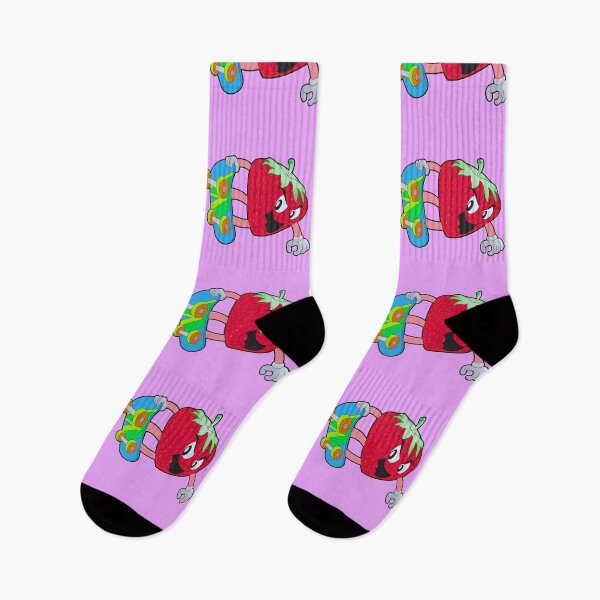 Artikelvorschau, Niedliche Retro-Erdbeere auf einem Skateboard. entworfen und verkauft von Lovemountain.