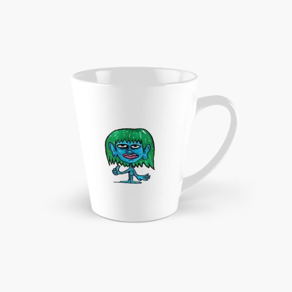 Item preview, Blue Thumbs Up Funny Edgy Blue Alien Character Art designed and sold by andymcdart.