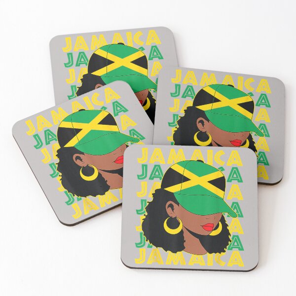 Item preview, Proud Jamaican Afro Black Woman Jamaica Flag Pride Tee for Women designed and sold by mjohnson9.