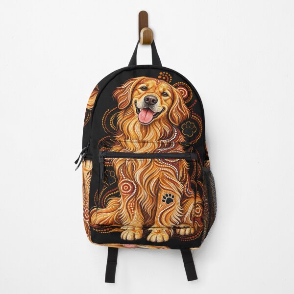 Item preview, golden retriever dot art designed and sold by ngangkangart.