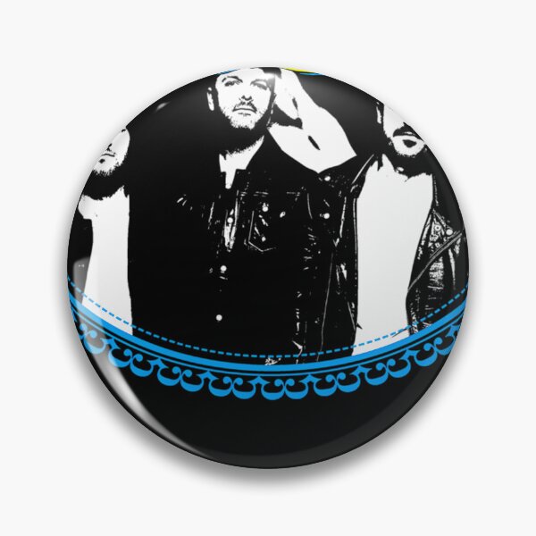Item preview, Blue Frame Silhouette Pop Rock designed and sold by ArtisticWild.