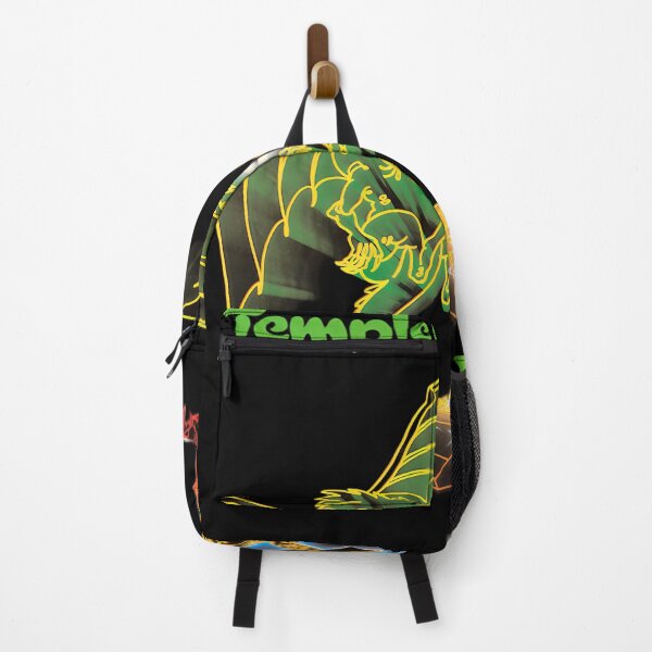 Item preview, Neon Warrior Fighting Flying Dragon Over Treasure Chest designed and sold by gtrclass.