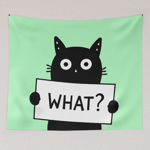 Item preview, What?! Cat designed and sold by DibujandoPorfa.